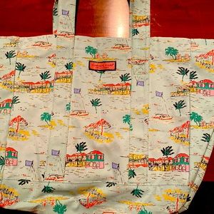 Vineyard vine beach tote.